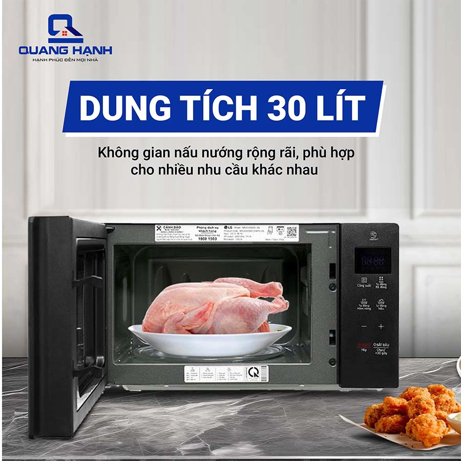 Lò Vi Sóng LG  NeoChef™ MS3032JAS 30 lít QH243846 3